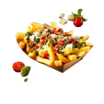 Chicken Sausage & Cheese Fries