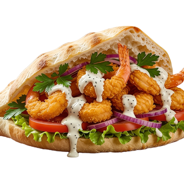 Crispy Shrimp Döner